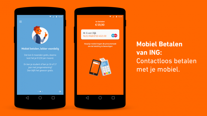 ING maakt Mobiel Betalen gratis, ABN Amro-klanten gaan ...