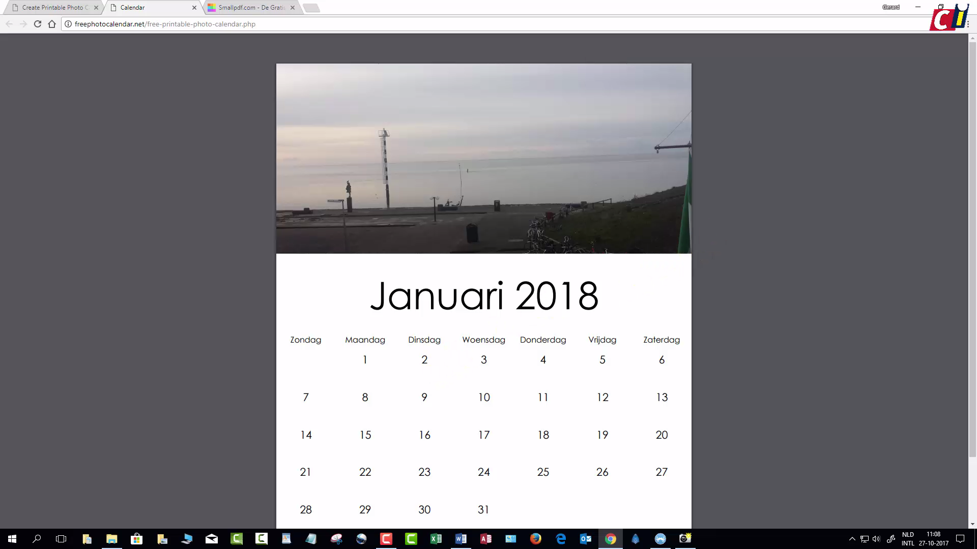 Onwijs Kalender maken met Free Photo Calendar | Computer Idee HB-47