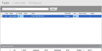 Desktop Reminder 2 Xcopy Version - Al uw verplichtingen in een handig overzicht mét alarm