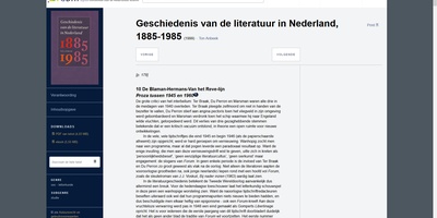 DBNL - A large collection of Dutch-language books and magazines