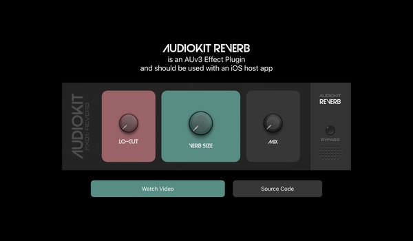 AudioKit Reverb - Gratis effect voor wie zelf muziek maakt
