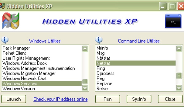 Hidden Utilities XP