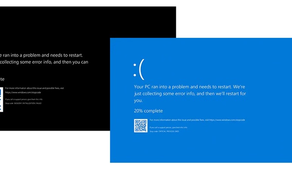 Blue screen of death weer als vanouds blauw in Windows 11