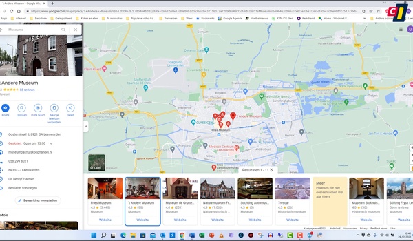 Filters in Google Maps