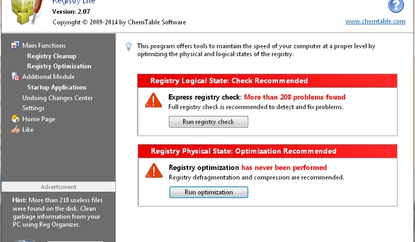RegistryLife - Laat Windows weer sneller lopen