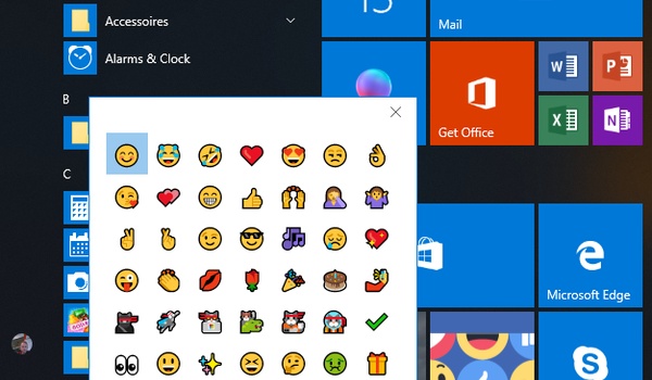 Zo gebruik je straks Emoji's in Windows 10