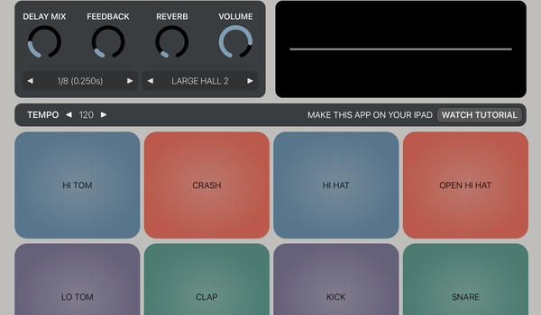 AudioKit Drumpad Playground - Drumpad bespelen en eigen app maken