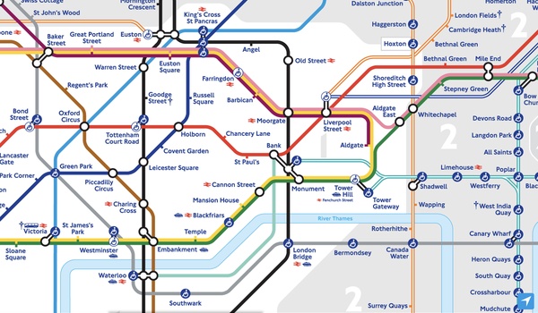 Tube Map - De moeder aller metro’s in kaart