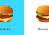 Kaas bovenop in vernieuwde cheeseburger-emoji