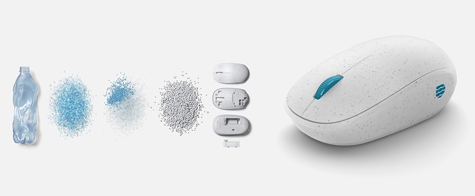 Ocean Plastic Mouse van Microsoft muis duurzaam