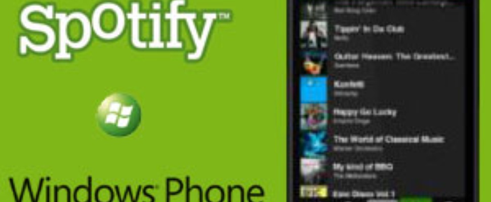 Spotify voor Windows Phone 7