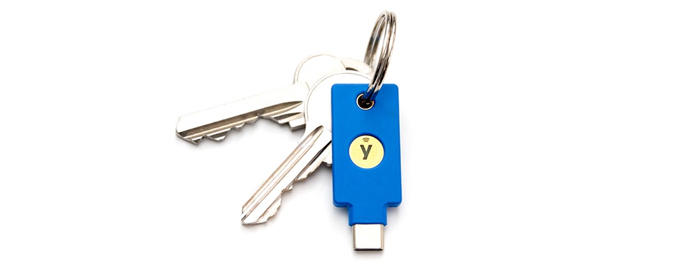 You always carry Yubico Security Key C NFC with you