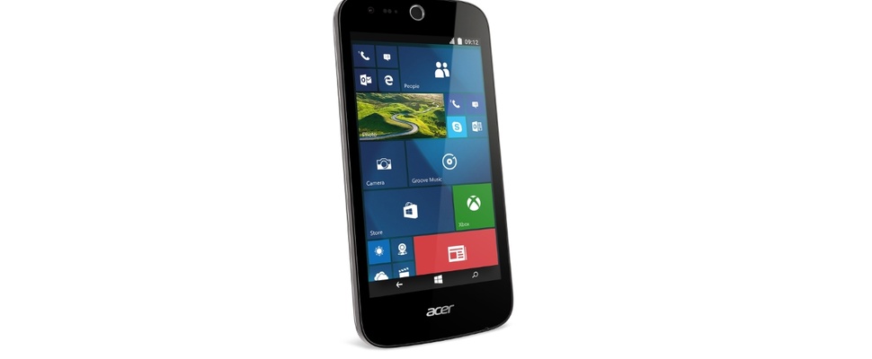 Primeur van Acer: eerste pc-telefoon met Windows 10