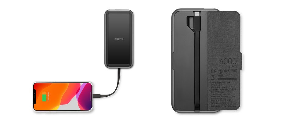 Powerstation Plus: iPhone-powerbank met geïntegreerde kabel