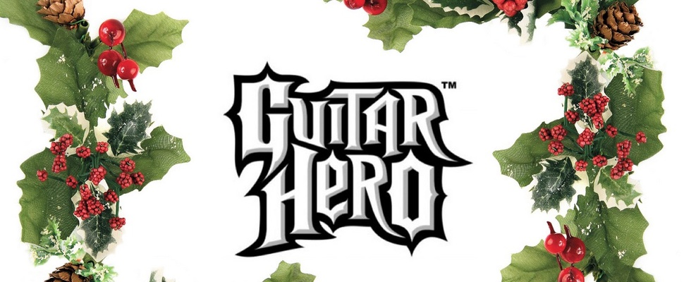Guitar Hero inspiratie voor kerstverlichting