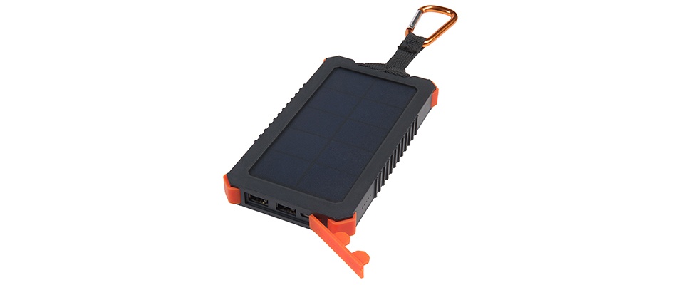 Xtreme Solar Charger-powerbank heeft geen stopcontact nodig