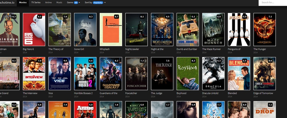 Popcorn Time-alternatief Nacho Time streamt films in je browser