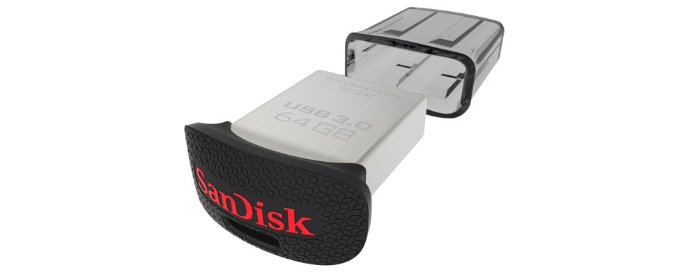 Sandisk Ultra Fit is kleinste usb 3.0-stick van 128 gb