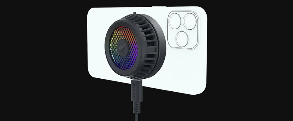 Razer Phone Cooler Chroma ventileert bij mobiel gamen