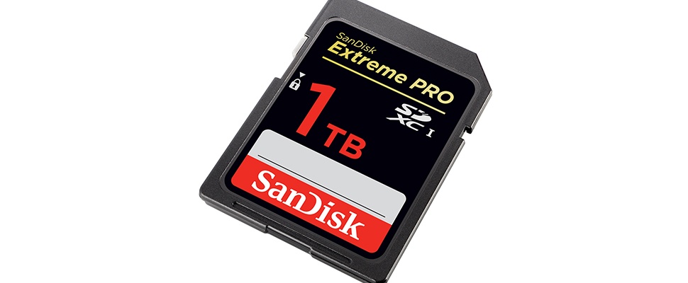 Sandisk Extreme Pro-geheugenkaartje nu tot 1 TB