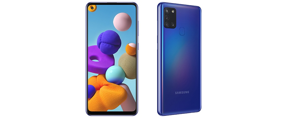 Samsung Galaxy A21s in twee uitvoeringen te koop