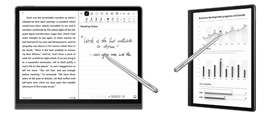 Read and write with Huawei MatePad Paper 