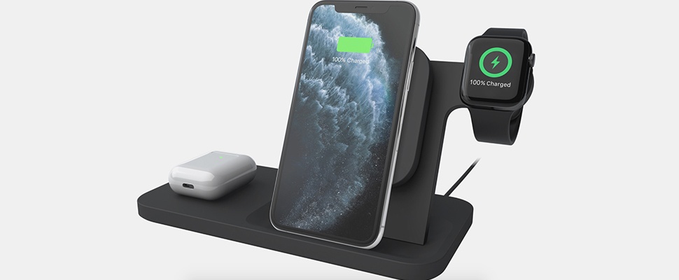 Laad Apple-gadgets tegelijk op met Powered 3-in-1 Charging Dock