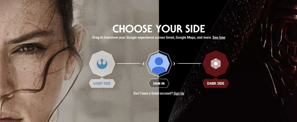 Google-apps met een Star Wars-tintje