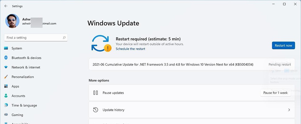 Update to windows 11