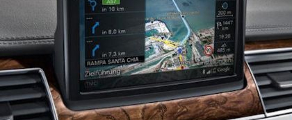 Audi A8 met Google Earth